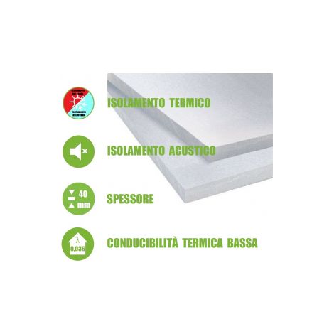 25 Pannelli in EPS 'Polistirene Espanso Sinterizzato' per Isolamento Termico/Acustico -100x50x4 cm (1/3)