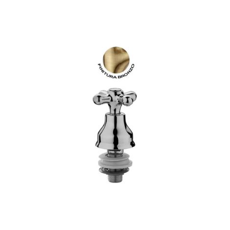 Paffoni Iris Serie IRV150BR bronziert Bidet Wasserhahn  Messing - Bronzato