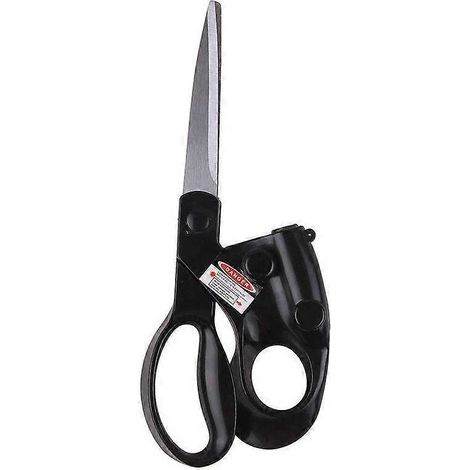 Ciseaux professionnels à guidage laser pour loisirs créatifs, emballage de cadeaux, couture de tissus, coupe droite et rapide ( ) (1/4)