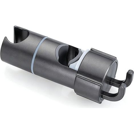 Handbrausekopfhalterung – Universal – Verstellbar – 20–25 mm – Mit 2 Haken – Silber (1/5)