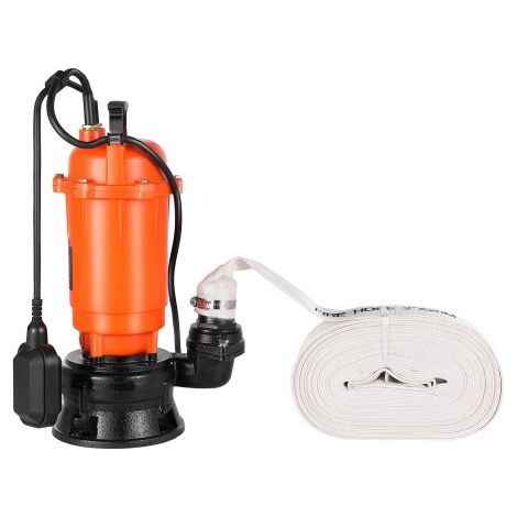 Pompe Submersible Eaux Usées 1500 W Pompe Puisard Fonte 22800 (1/5)