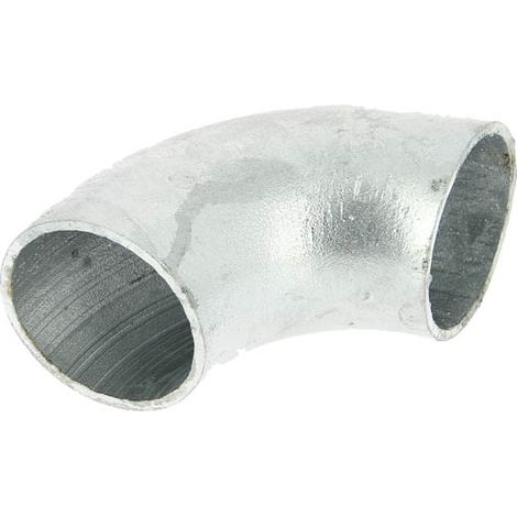 Courbe 90° 3D fonte galva à souder 1"1/2