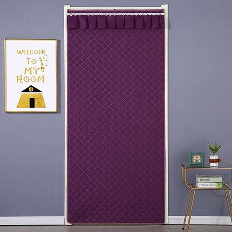 Rideau Isolant Thermique - 800 x 200 cm - Pour Porte Intérieure ou Extérieure - Matière Épaisse avec Rembourrage Coton - Fixation Auto-Agrippante - 1 Pièce (1/5)