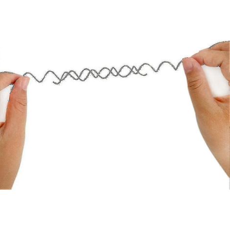 Illusion magique d'œillet en spirale de fil d'acier, jouet anti-stress et aérateur (1/5)