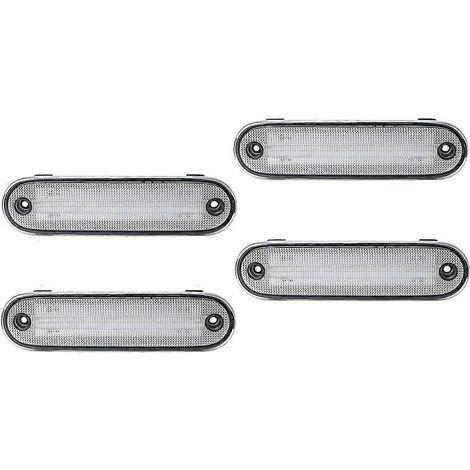 4 Pcs/Set LED Feu De Marqueur Latéral Lentille Claire Avant Clignotant Arrière Clignotant Lampe Pour MX-5 MX5 MIATA 1990-2005 (1/5)