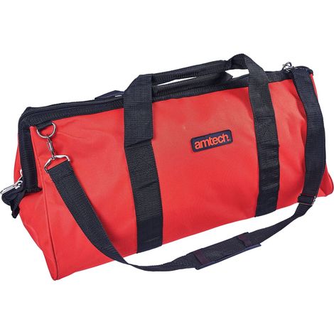 24" tool bag 600mm heavy duty storage tote caddy – Reinforced bottom panel – Wide opening for easy access – Detachable shoulder strap – N0540 – Am-Tech (1/3)