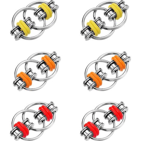 6PCS Chaîne de décompression et de décompression, anneau de fer du bout des doigts (1/5)