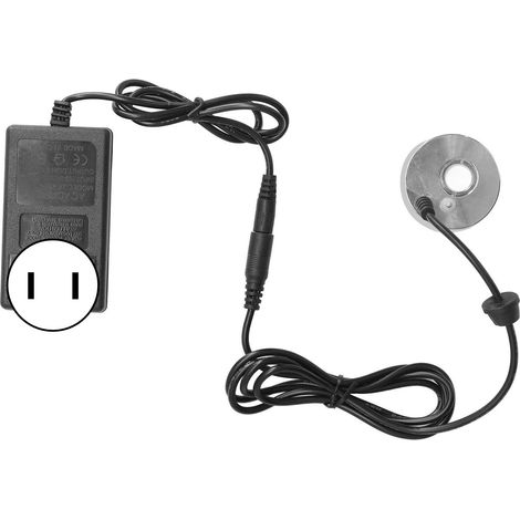 Brumisateur ultrasonique en alliage d'aluminium, fontaine à brume fraîche, machine à brouillard pour bassin, rocaille, aquarium, vase, prise américaine 110-240 V (1/5)