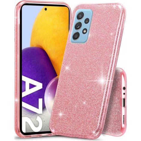 Glitzerhülle für Samsung Galaxy A72 5G / A72 LTE, Pink (1/3)