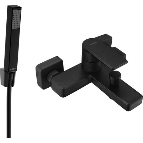 Mexen Mino R77 Wannenbatterie mit Brausegarnitur, Schwarz - 7243R77-70