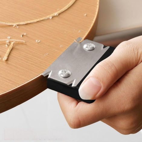 Outil de bordage à chant Rabot à chanfreiner pour filet de bois Outils de travail du bois et accessoires pour façonner des tables rondes et des étagères arquées (1/5)