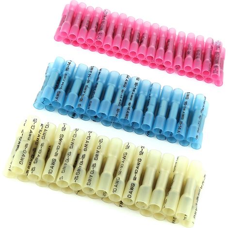 300 pièces de connecteurs électriques thermorétractables AWG, assortiment de bornes pour câblage (1/5)