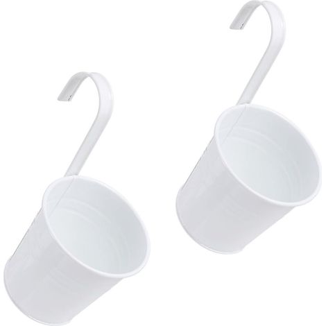 Jardinières suspendues en fer MAGICLULU avec crochet amovible pour fleurs et plantes (1/5)