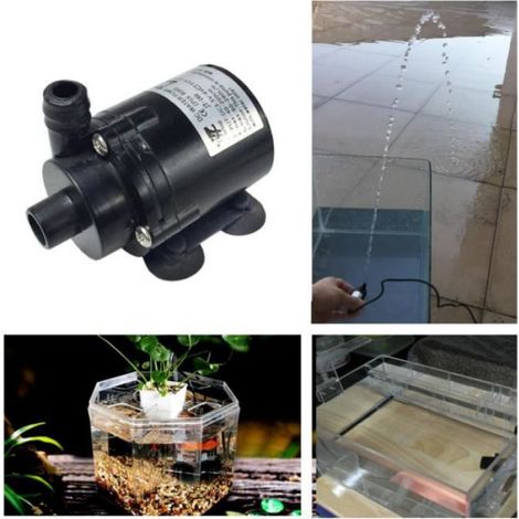 Moteur Pompe à eau DC 12V 240L/H Avec Connecteur Female 5.5mm2.1mm Pour (1/4)