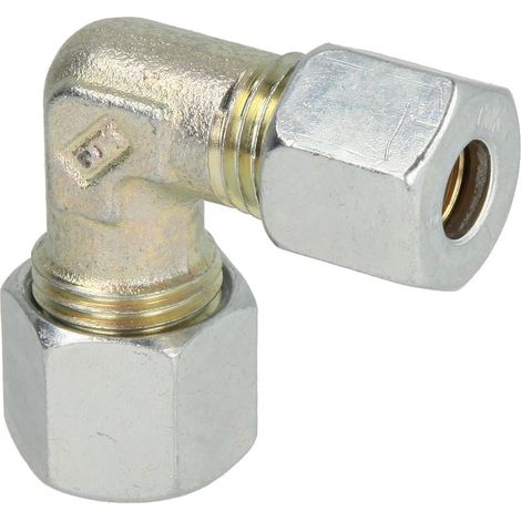 Raccord à visser coudé 10 x 8 mm réduction