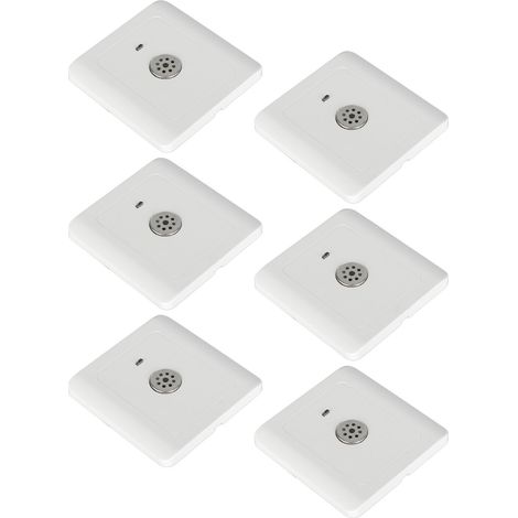 Panneau de commande encastré de 8 interrupteurs sonores et lumineux pour la maison et le bureau, 250 V, 10 A (1/5)