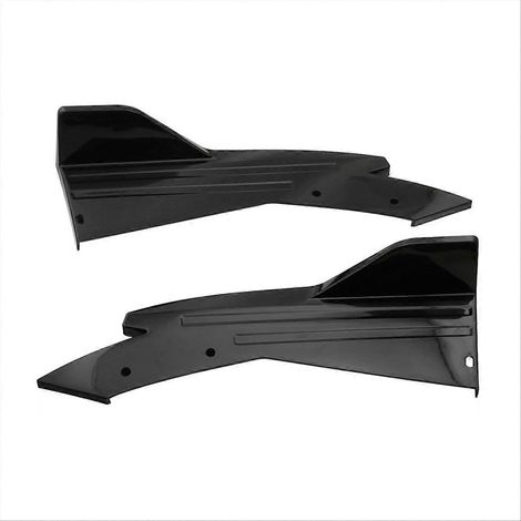 Protection de pare-chocs arrière 48 cm, ailerons, séparateur, jupe latérale noire (1/5)