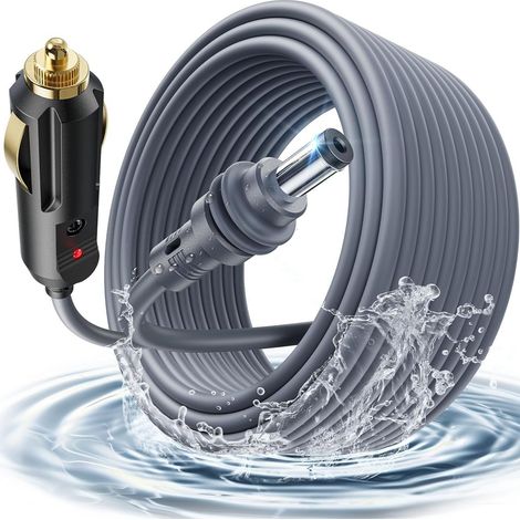 Bestseller: Ethernet MINI Kfz-Ladekabel für den Zigarettenanzünder mit DC-Anschluss, 3 Meter lang (1/4)