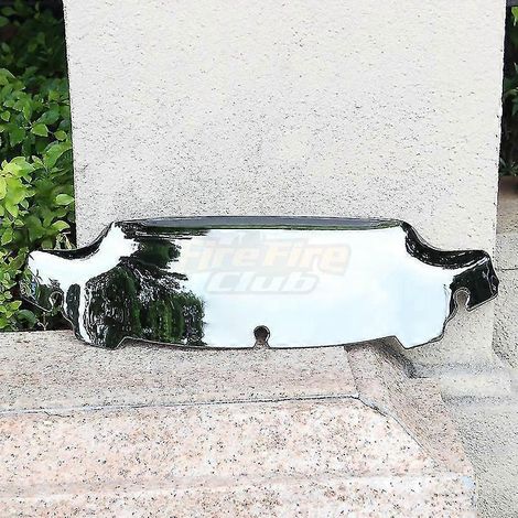 Pare-brise de moto chromé 5 pouces (12,7 cm) pour Harley Touring Street Electra Glide Ultra Limited FLHX 2014-2022 - 5 pouces (1/5)