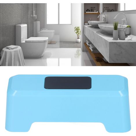 Chasse d'eau intelligente avec capteur infrarouge pour une chasse d'eau sans contact, réponse rapide de 0,25 s, chargement USB, bleue. (1/5)