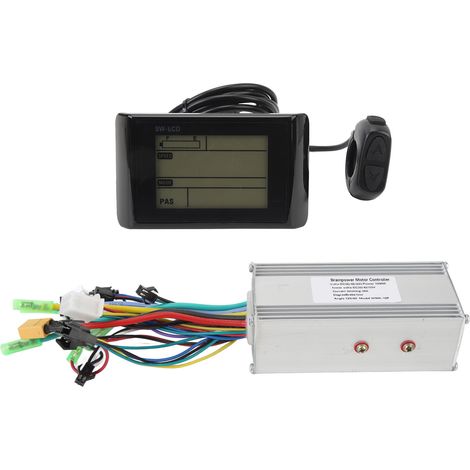 36V 48V 60V 1000W 38A Contrôleur Moteur Brushless Sinusoïdal 3 Modes Kit Affichage LCD W900 (1/5)