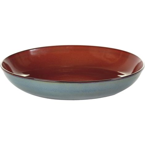 SERAX Teller tief L Rust / Smoky Blue, ø: 235 mm