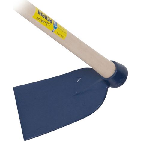 Houe standard 14 cm forgée à chaud – Matière xc 48 – Dureté 140 kg/mm² – Finition peinture hydrosoluble non polluante – Outils Perrin