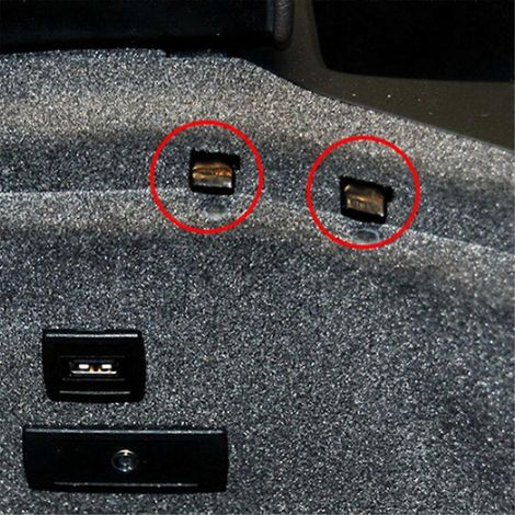 Clip de verrouillage gauche du couvercle de console centrale pour Mercedes Benz ML GL W166-- (1/5)