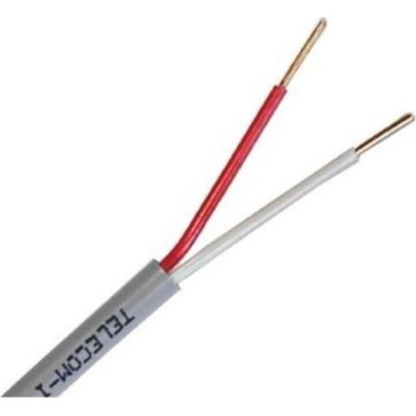 Cavo telefonico con guaina 1 coppia 2x0.5mm+T 100 metri Besser Cavi