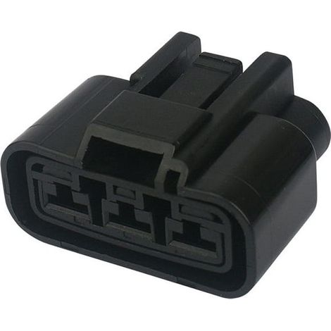 Connettore QLW 250 porta femmina 3 vie Nero