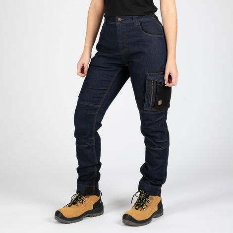 NELLY PANTALON DE TRAVAIL 1126 Raw Jean T42 (1/5)
