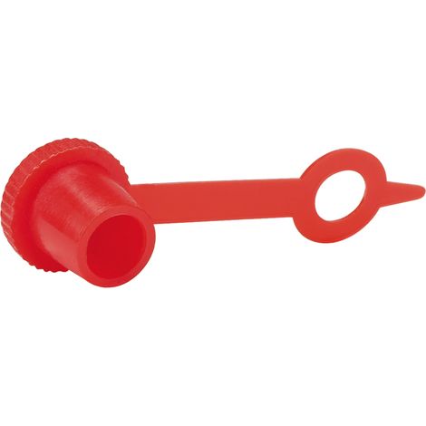Rote Kunststoff-Schutzkappen für Schmiernippel 99098 x 100 Stück. (1/2)