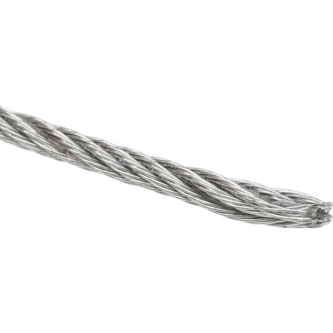 Câble métallique, 3 mm x 30m, 130kg ( Prix pour 1 Kit ) (1/3)