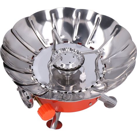 Support de réchaud pliable - Conception robuste, portable et facile à utiliser - Réchaud à gaz compact pour camping (1/5)