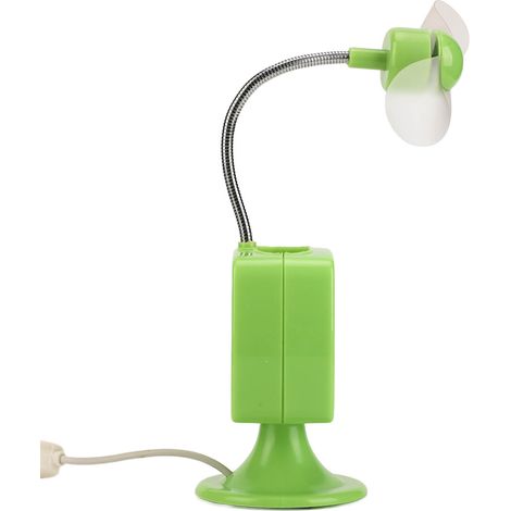 Faltbarer und flexibler Tischventilator, 2-in-1 Mini-USB-Ventilator mit Aufbewahrungsfach für den Heimgebrauch (1/5)