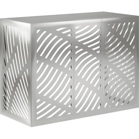 Funda para Aire Acondicionado Plateado 110 x 50 x 80 cm vidaXL
