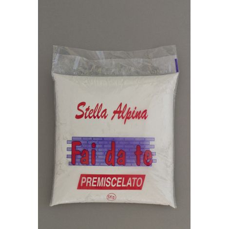 5 kg malta intonaco premiscelato self service cementizio per interno esterno
