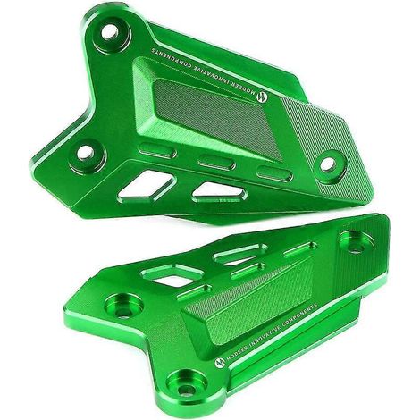 Für Kawasaki Z900 Z900se Z-900 Se Motorradzubehör Fußrasten Vorderpedalflügelhalterung Fersenplatten Schutzprotektor Z 900 900se--Moder Logo Grün 1