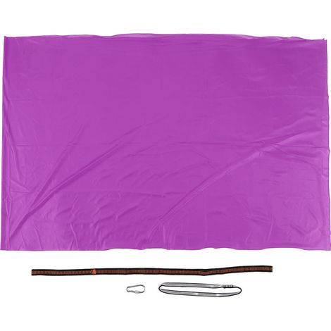 Hamac élastique pour enfants 100x280cm, balançoire intérieure et extérieure, lit suspendu violet pour la maison (1/5)