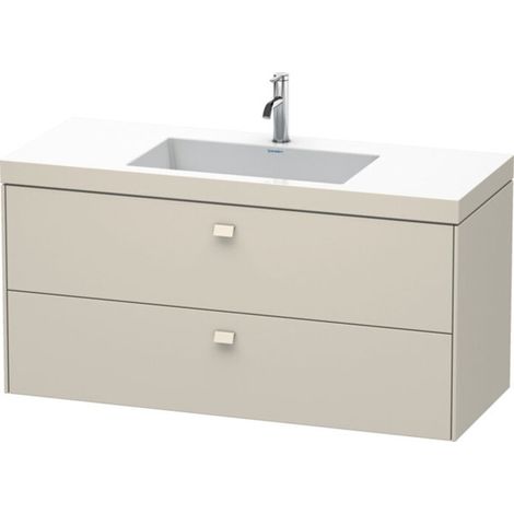 Support de lavabo BRIOSO 613x1200x480mm WT Vero Air Gris Frontfa (1/2)