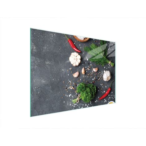 Planche à découper en verre ardoise 40x30 (1/5)