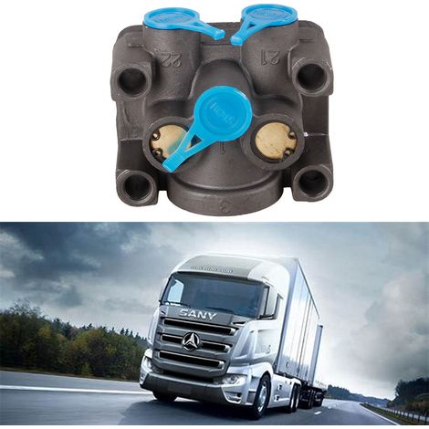 Suitable for Mercedes-Benz commercial vehicles, double valve H 0012608457/SV3371/2316204/10337100, one pack.