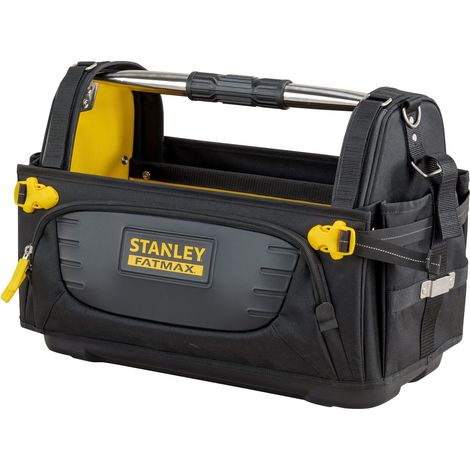 Panier Porte-Outils Base Rigide Étanche 600 Deniers Nombreuses Poches Poignée Acier Sangle D'Épaule Détachable (1/5)