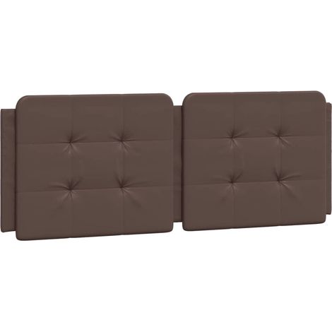 Maison Exclusive - Kopfteil-Kissen "Zadar" Braun 120 cm Kunstlede