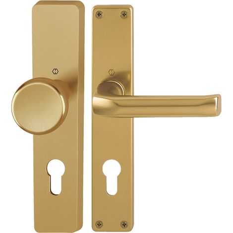 Jeu de garnitures de porte longue London 54/227/202SP/113 en aluminium F4 PZ 72mm DIN L/R
