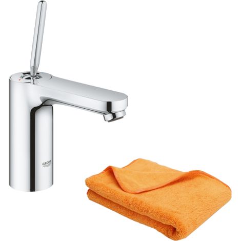 GROHE Quickfix Get Joystick mezclador de lavabo tamaño M cromo + microfibra (1/4)