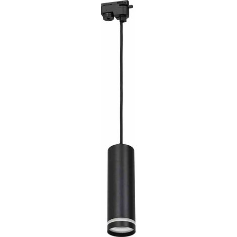 Spot sur rail Milagro ML7673 noir 1xGU10 orientable (1/4)