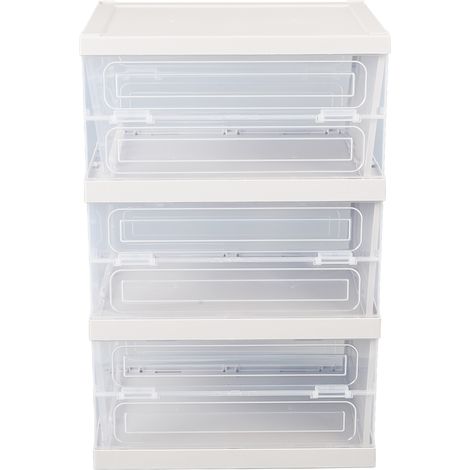 Grande boîte de rangement pour chaussures, style simple, pliable, installation sans outil, gris, pour maison (1/5)