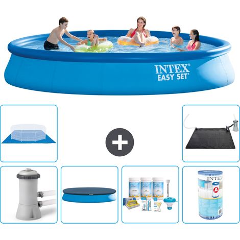 Intex Piscine Easy Set Ronde - 457x84 cm - 7-pièces S41206 (1/5)