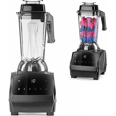 Frullatore professionale con pannello touch, senza BPA, 2,5 l, 1680 W
